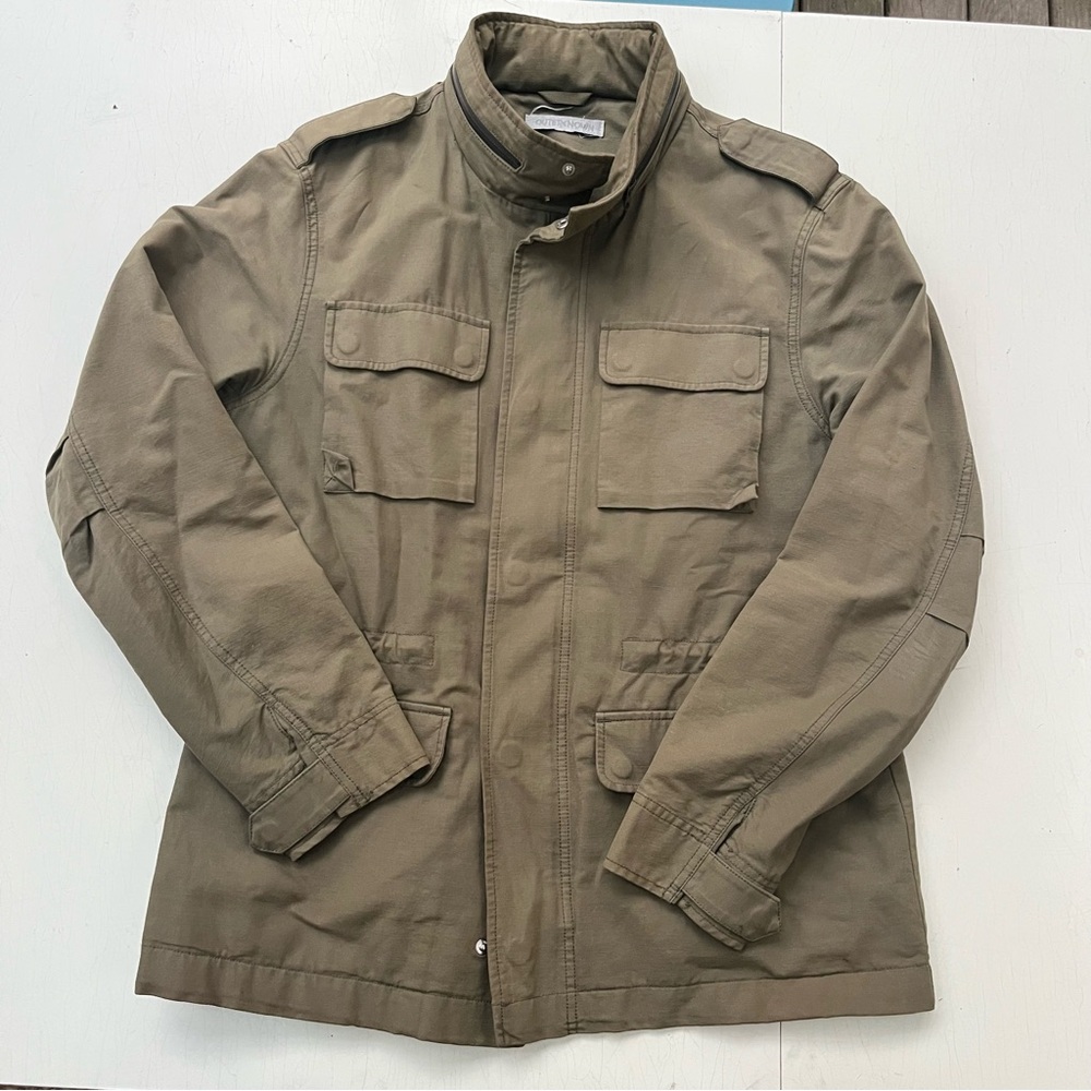 Outerknown M-65 Field Jacket "The Journey," Men's Large, olive green